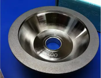 

Free shipping of 1pc high quality 400# 100D*10W*5U*20H*35T alloy wheel bowl diamond grinding wheel for alloy blade sharpening