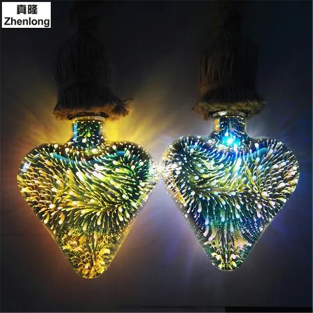 Magic Lights 3D Colorful Light Bulbs Firework Light E27 Bulb Led Energy