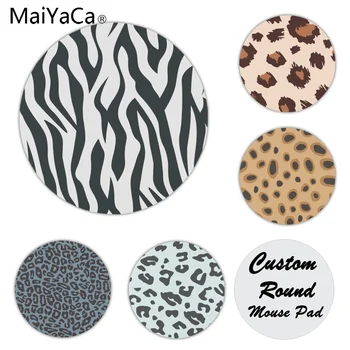 

MaiYaCa New Designs Sexy Leopard Skin Style Anti-Slip Durable Silicone Computermats Size for 200x200x2mm Small Mousepad