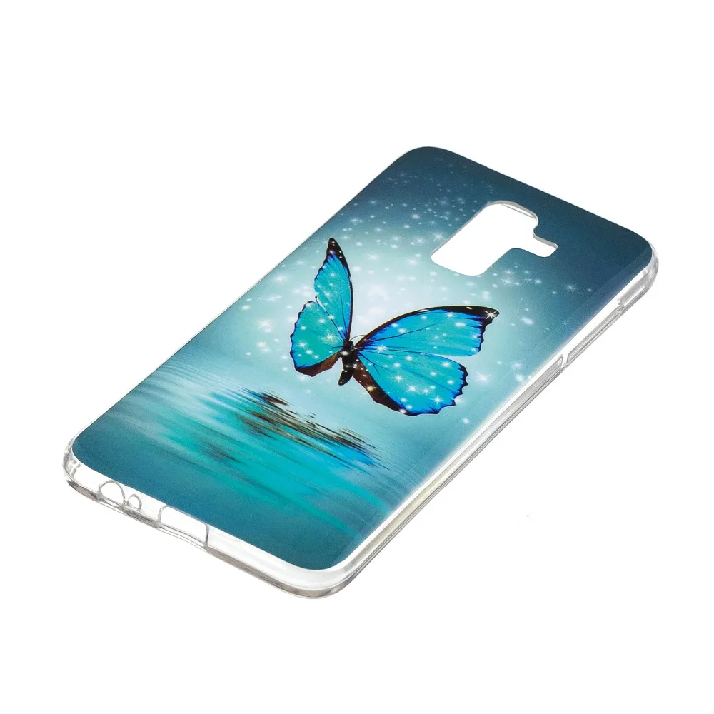 Чехол с единорогом для Galaxy J8 2018 J810F/DS силиконовый чехол Samsung J4 J6 J7 A6 Etui Telefoon