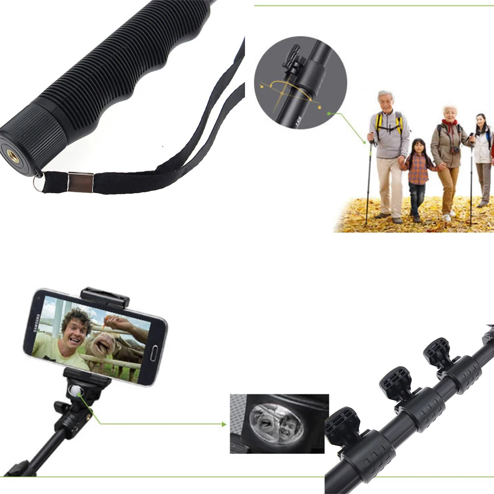 Ручная селфи палка Yunteng 188 монопод для камеры и монопода телефон gopro Bluetooth пульт