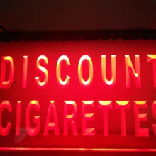 LB877-скидка сигарет сигары лампы в виде труб знак