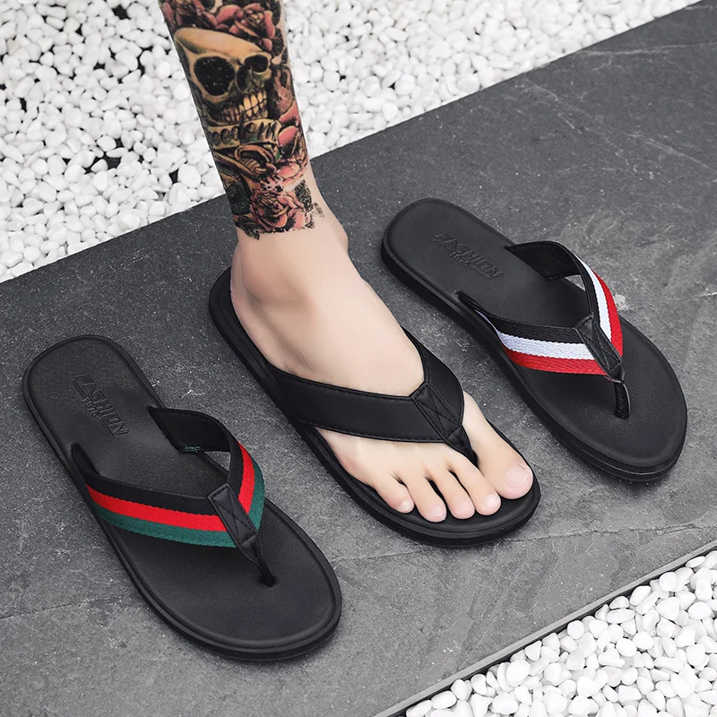 Red Supreme Slides  Mens summer shoes, Mens red shoes, Logo flip flops