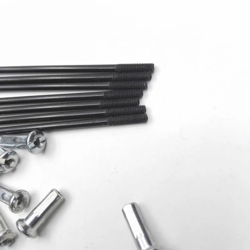 Bicycle Spokes 13G Diameter 2.26mm Electric Bike Motor Wheel Equal Diameter J-Bend MTB