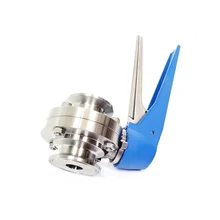 " 51 мм SS304 Нержавеющая сталь санитарнотехнических Tri Клевер зажим клапан для домашнего пивоварения