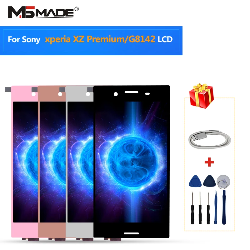 

5.5" For Sony XZ Premium G8142 Display LCD Touch Screen Digitizer With Frame Assembly Parts For XZP G8141 LCD Free Shipping