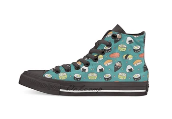 

Let's Sushi! Casual High Top Canvas shoes sneakers For Drop shipping