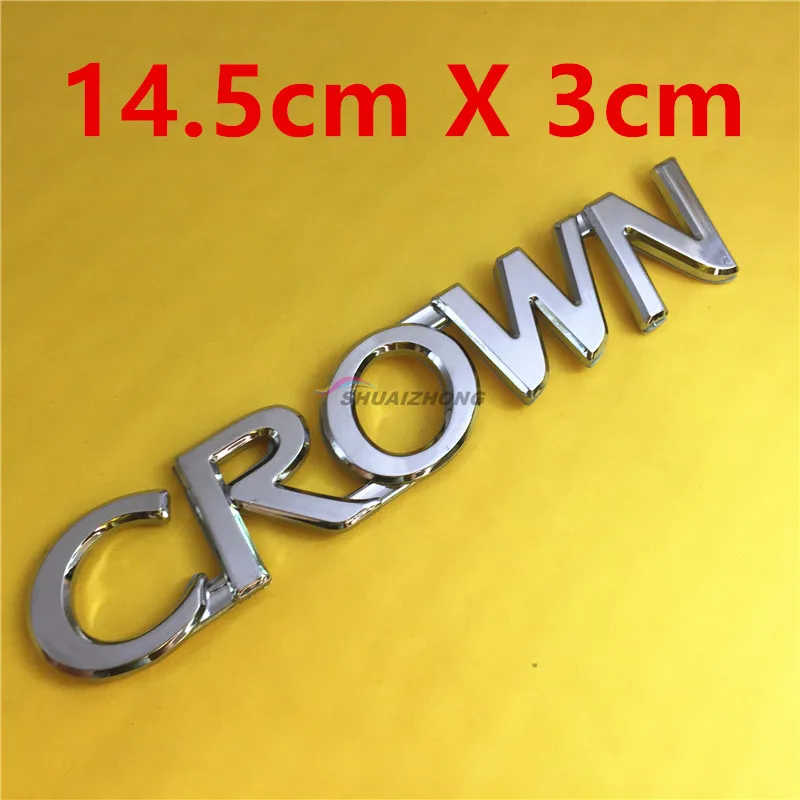 Для Corolla CAMRY YARIS VIOS ALTIS CROWN D4D VVTI VITZ задний багажник бейдж 3D логотип Автомобильный
