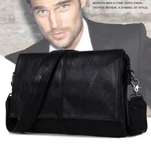 Neue Designer Crossbody Taschen Männer Männlichen Tasche Pu-leder Vintage Messenger Männer Reisen Business Freizeit Umhängetaschen