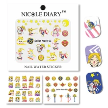 1 Sheet Nail Art Water Decals Design Tips Water Transfer Stickers Nail Art Water Tattoo