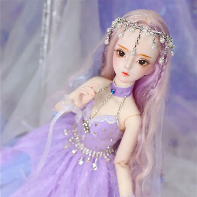 Dream Fairy 1/3 BJD кукла, шарнирное тело 62 см, модная Кукла принцессы с костюмом, обувью и подарочной коробкой, комбинированный набор, игрушка в подарок, SD кукла - Цвет: k