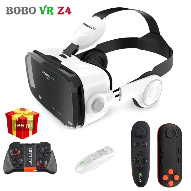 BOBOVR Z4 Leather 3D Glasses Cardboard Helmet font b Virtual b font font b Reality b