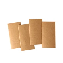 1 buch/lot Kraft Papier Notebook Blank Dot Grid Notizblock Tagebuch Journal Reisenden der Planer PaperNotebook Schreibwaren 110mm x 210mm