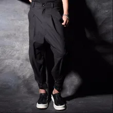 27-44 Для мужчин брюки прилив личности прилив парикмахера юбка Штаны редис Штаны Большие размеры штаны-шаровары певица сценические костюмы