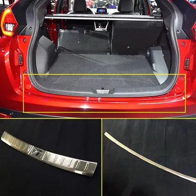 

Outer + Inner Rear Bumper Protector Sill Trim For Mitsubishi Eclipse Cross 2018