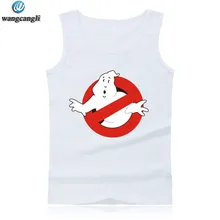 Фильм «Охотники за привидениями» модная майка Для мужчин летний жилет Охотники за привидениями Бодибилдинг Рубашка без рукавов Размер плюс Фитнес безрукавки для женщин