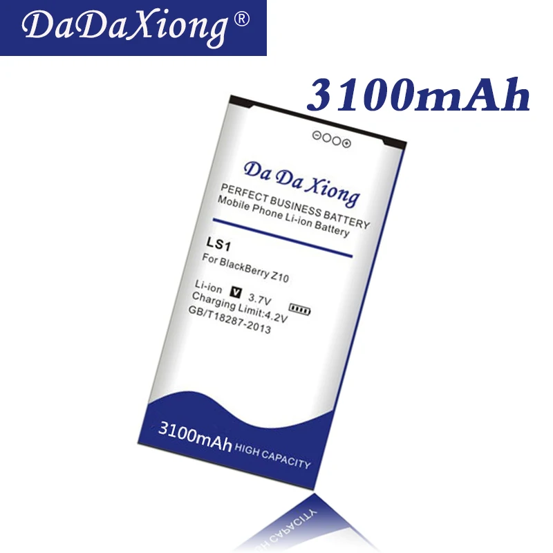 

Da Da Xiong 3100mAh LS1 LS-1 Battery for BlackBerry Z10 STL100-2 Z10 LTE STL100-3 Z10 STL100-1 Cell Phone Battery