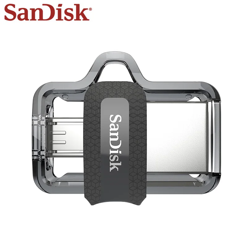 SanDisk Ultra Dual Pendrive DD3 OTG Micro USB 3,0 Flash Stick 16 ГБ 32 ГБ 64 Гб 128 ГБ 256 Гб карта памяти U диск для Android PC