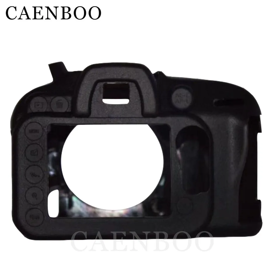 CAENBOO D600 Камера сумки мягкий чехол из силикона и резины Камера чехол для линз для фотоаппаратов nicon D610 D600 Камера s средства ухода за кожей кожного покрова чехол гибкий протектор - Цвет: Black