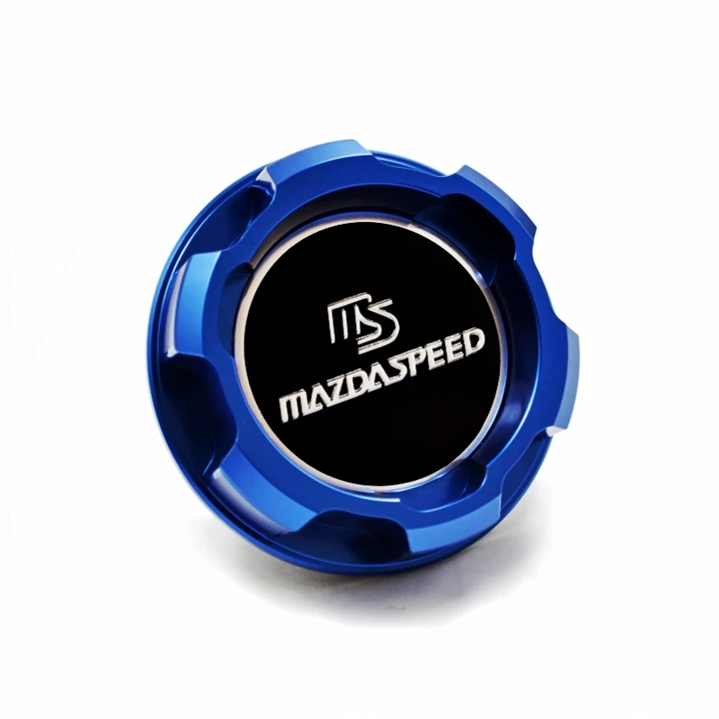 Синий Алюминий моторное масло Кепки для Mazda RX7 RX8 323 Familia BP 1.8l protege fsdet Miata MX5 MX 5|engine oil