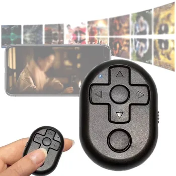 

Universal Mobile Phone Bluetooth Remote Control Selfie Camera Shutter For TikTok E-book Turn Page For iPad iPhone SamSung Xiaomi