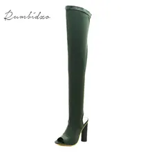 Rumbidzo/Коллекция года; Летние Сапоги выше колена; женская обувь; сезон весна-лето; высокие сапоги; Botas; женские сапоги; Sapatos