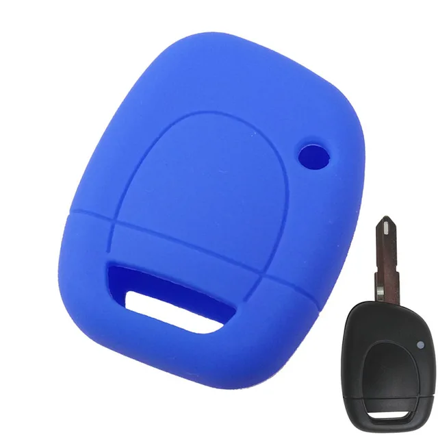 Llaves del coche de Silicona Funda protectora rosa para Renault Twingo Clio a partir de 2009