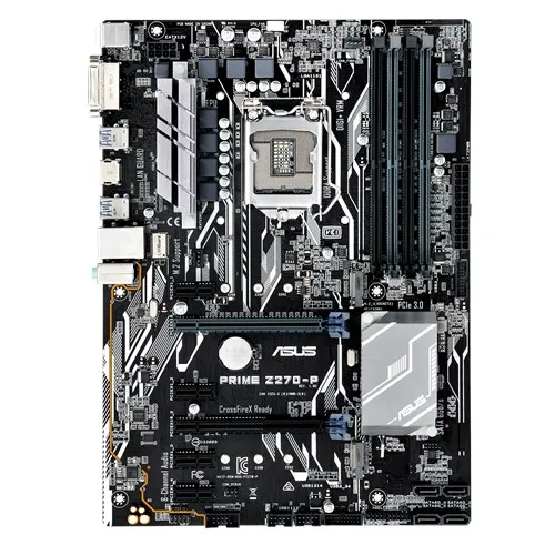 

Asus PRIME Z270-P Desktop Motherboard Z270 Socket LGA 1151 For Core i7 i5 i3 DDR4 64G SATA3 USB3.0 ATX Original Used Mainboard