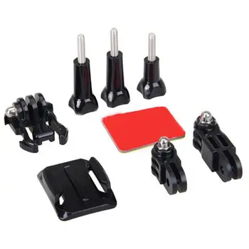 

JMFOTO New Gopro Helmet Curved Adhesive Side Mount Set for Gopro Hero 4/3+/3/2/1 High Quality