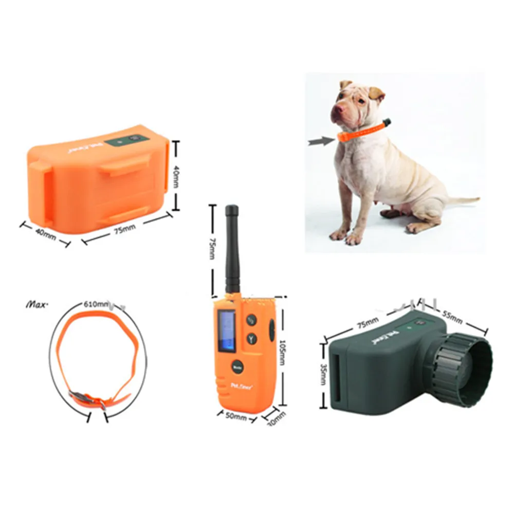 Goede Fabrikant Groothandel 550 Yards Waarschuwing Tone Statische Schokken en Trillingen Waterdicht en Oplaadbare Afstandsbediening Dog Training Apparaat