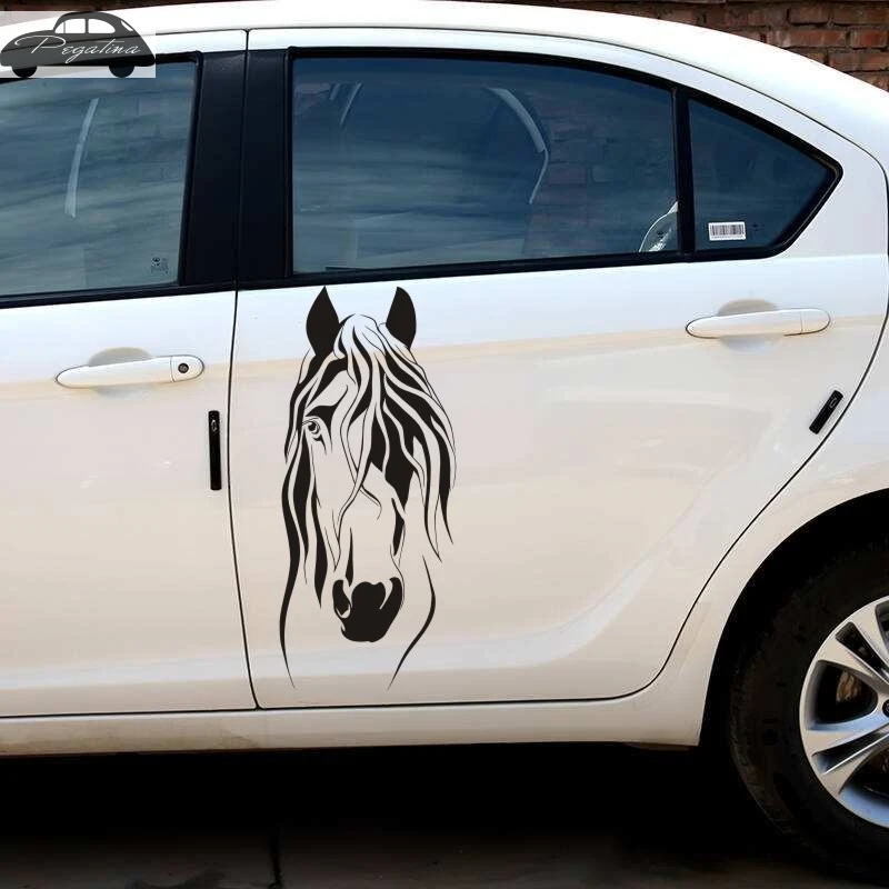 Horse Head Decal Sticker Car Posters Vinyl Wall Decals Door Decor Mural | Автомобили и мотоциклы