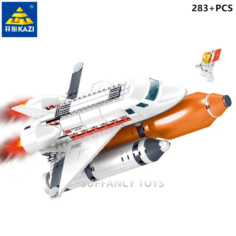 Aviation Technic Building Blocks Sets Outer Spaceship Satellite Spacecraft Model Compatible LegoINGLs Bricks Toys For Children