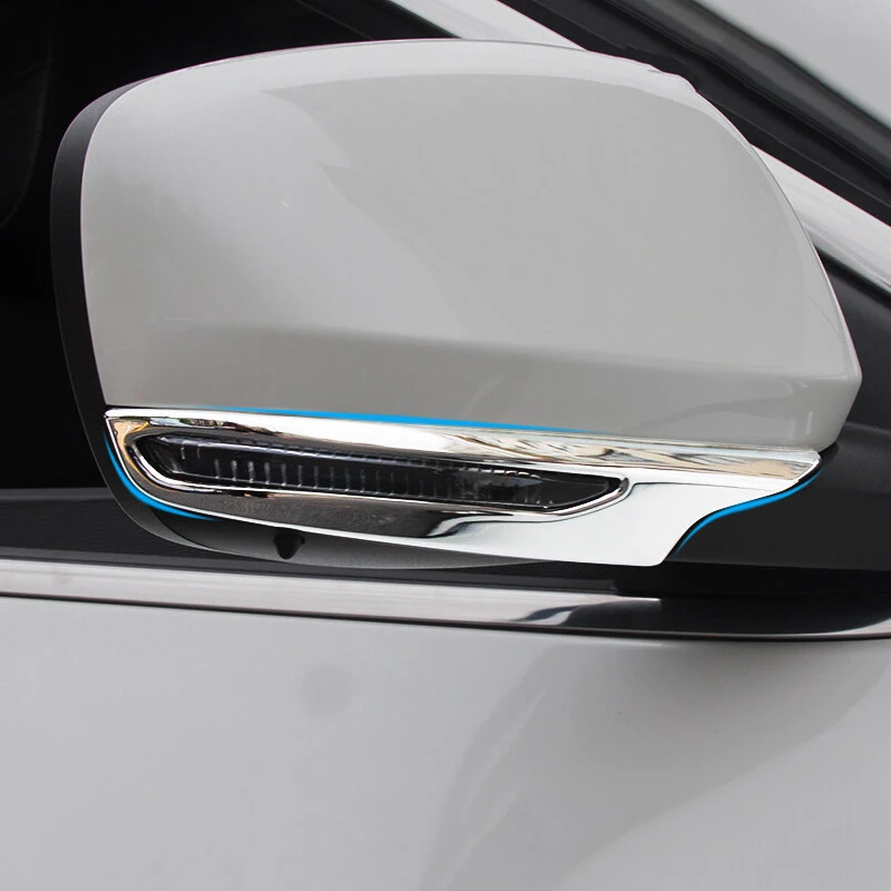 For-Renault-Kadjar-2015-2016-2017-2018-Car-Rearview-Mirror-Covers-Strip-Decoration-Frame-Cover-ABS (1)