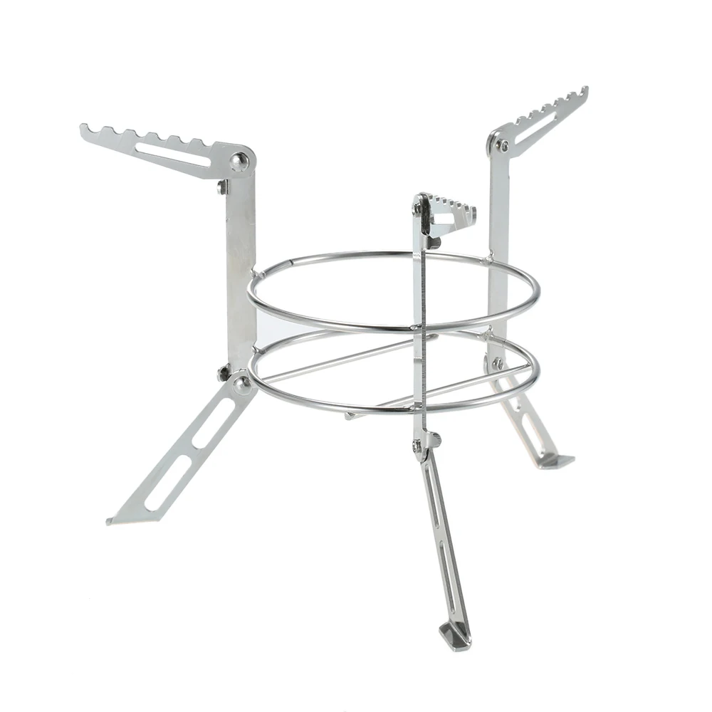 Portable Stainless Steel Camping Stove Stand Outdoor Alcohol Stove Rack