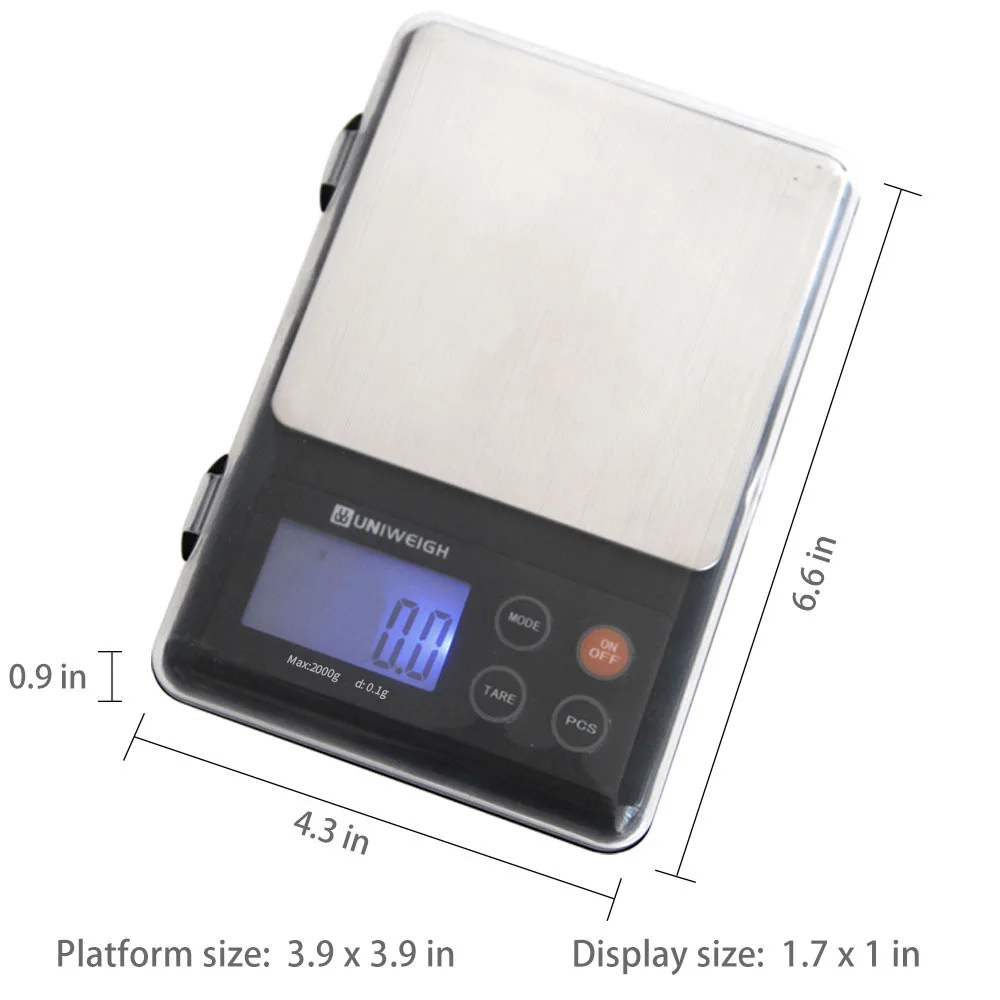 Mini Balanza Digital De Precisión Bascula De 0,1G A 500G Peso STOCK EN ESPAÑA!