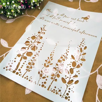 

Submarine plant scrapbook stencils spray plastic mold shield DIY cake hollow Embellishment printing lace ruler valentine