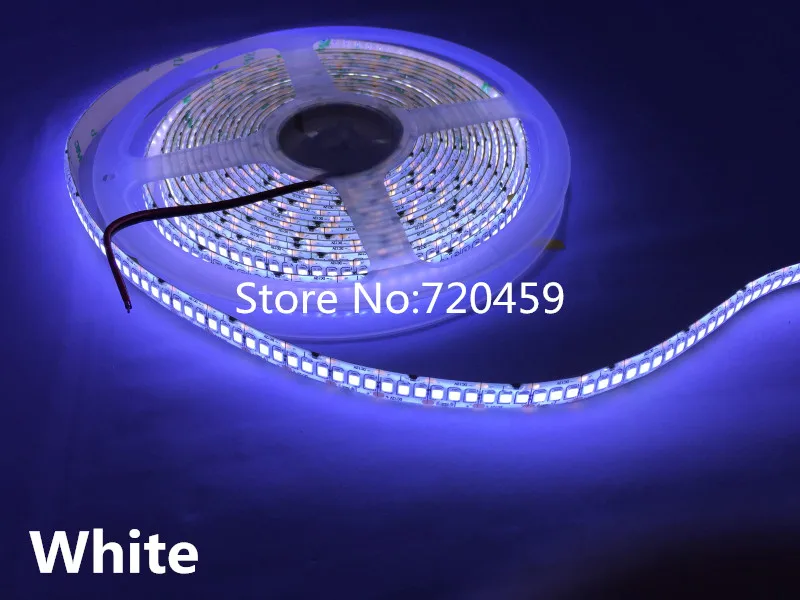 10 м супер Яркость SMD2835 светодиодные полосы света 240led/M 12 В гибкий свет катушка витрина LED более ярким 10 мм шириной светодиодные полосы