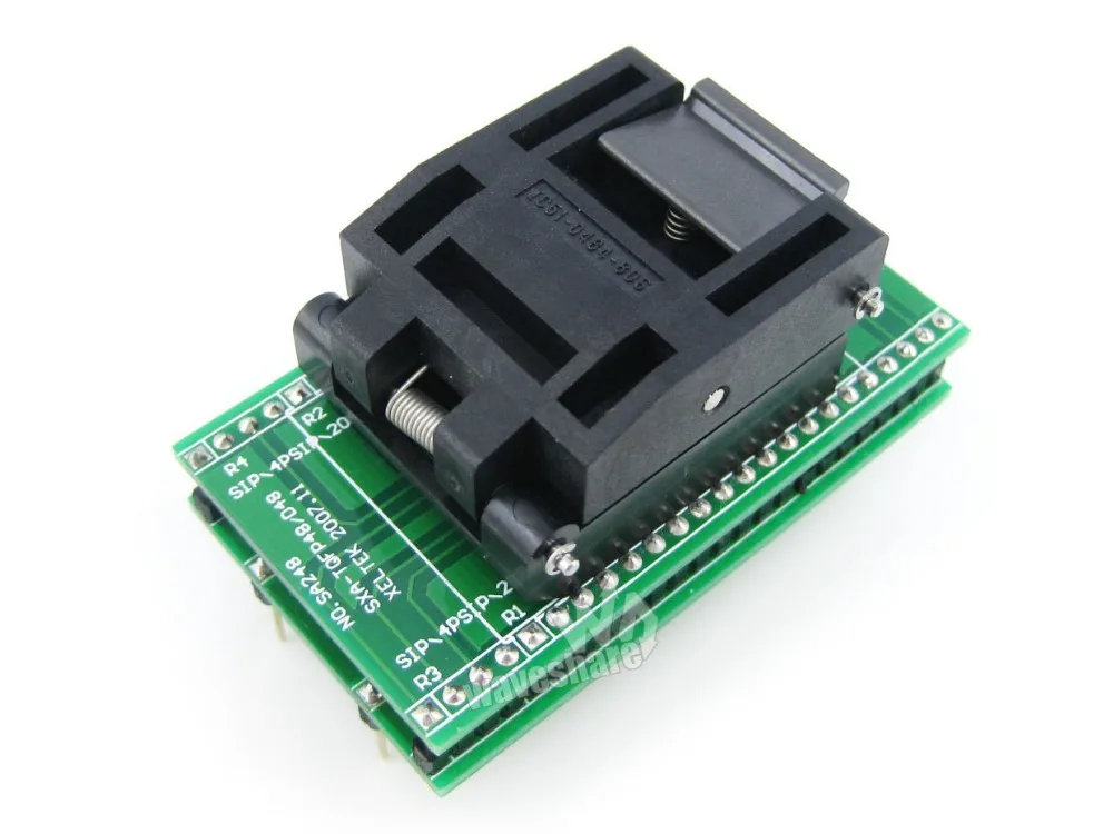 Qfp48 para Dip48 Adaptador para Qfp48 Programador Adaptador Yamaichi Tqfp48 Fqfp48 Pqfp48 Pacote 0.5mm Passo ic - - Imagem 2