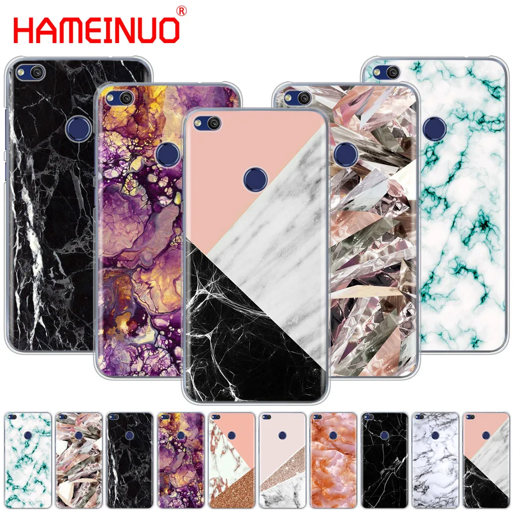 HAMEINUO чехол с рисунком мраморного камня для huawei Ascend P7 P8 P9 P10 P20 lite plus pro G9 G8 G7 2017 |