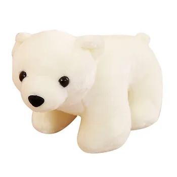 

New Arrived Polar Bear Plush Toy Sea Bear Soft Stuffed Doll 25cm 30cm Size Gift For Girls kids Birthday Gift 5pcs/lot