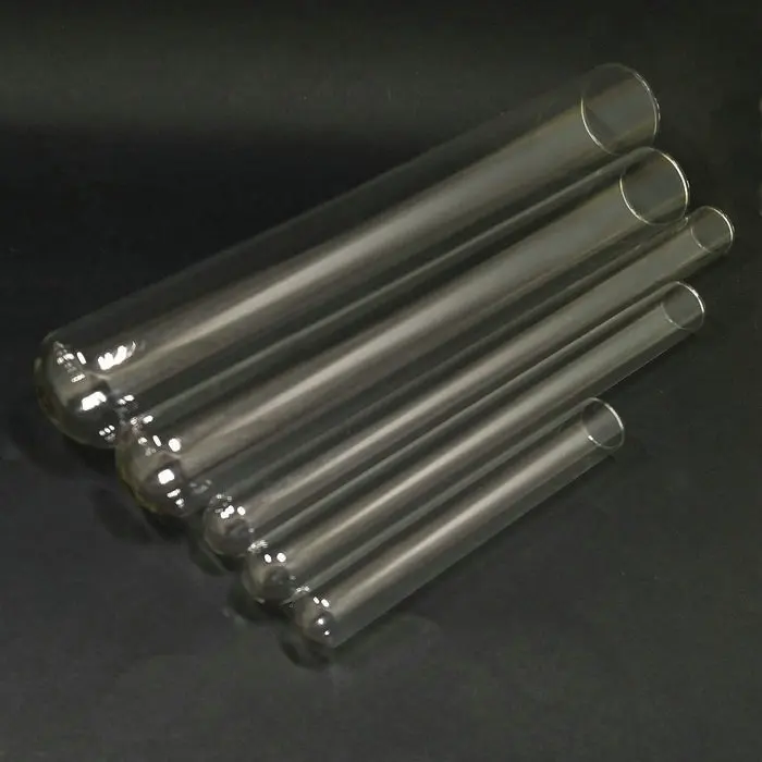 

10Pcs/lot DIA10/12/13/15mm Glass Test Tube for School Laboratory Glassware