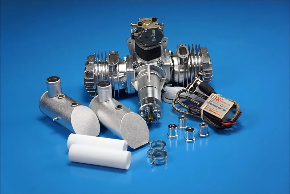 Оригинальный DLE111 DLE 111CC двухцилиндровый 2 тактный бензиновый/бензиновый