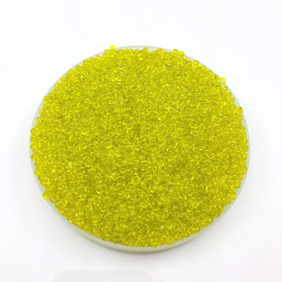 16g 1000pcs 2mm 컬러 투명 라운드 느슨한 스페이서 구슬 Cezch 유리 씨앗 구슬 수제 보석 만들기 DIY 의류 구슬 TM2M