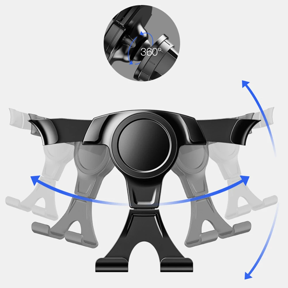 Универсальный гравитационный автоматический замок автомобильный держатель для телефона держатель на вентиляционное отверстие автомобиля Подставка для смартфонов