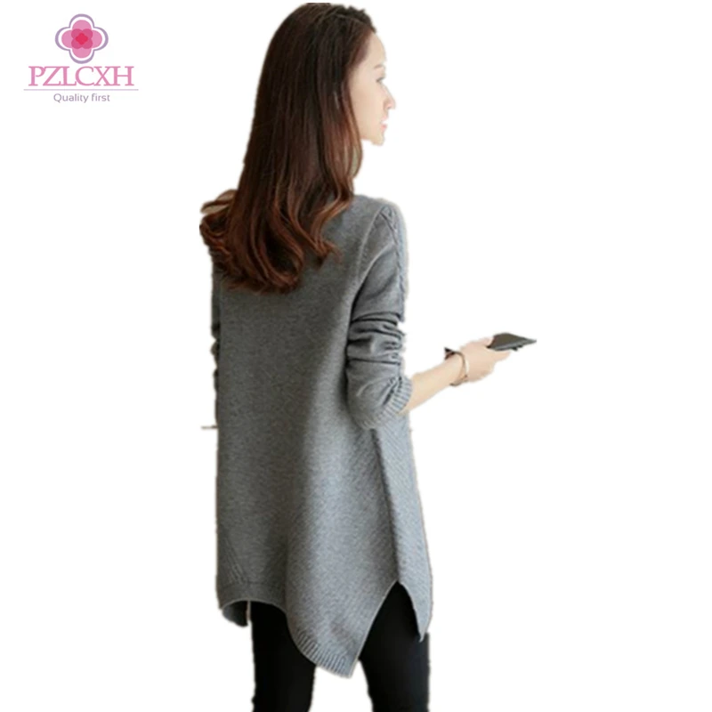 PZLCXH Women Long Knit Winter Sweater Novel 2017 Fall High-necked Sleeve Pullover Women's ZL0852 | Женская одежда