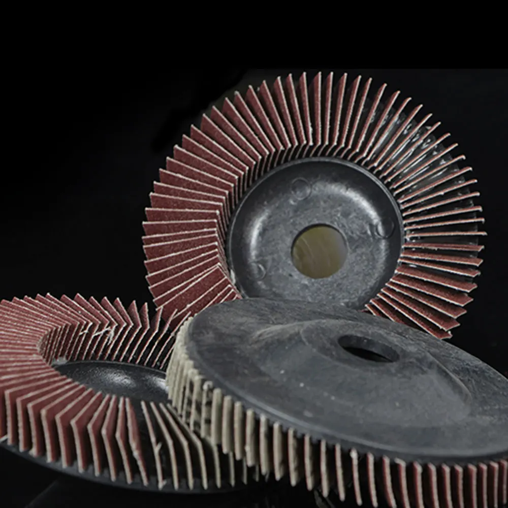 10pcs 4" flap disc4 inch vertical louver impeller sandpaper polished