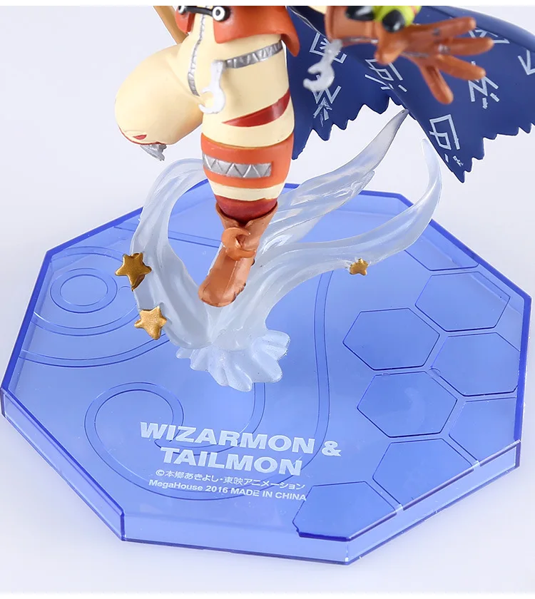 Аниме Фигурка Wizardmon/Wizarmon E Tailmon/Gatomon-Digimon Adventure Digital Monster Toy ПВХ фигурка модель куклы