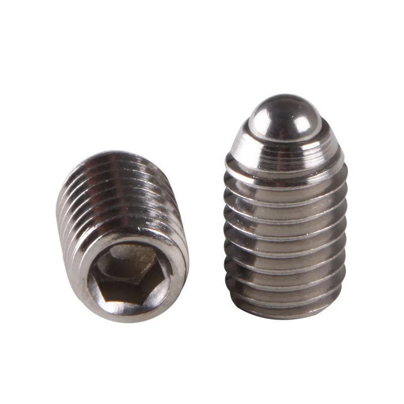 5Pcs M3x(4mm 20mm) Length Stainless steel ball bead head locate screw