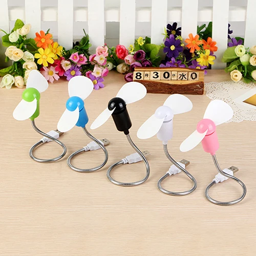 

Mini Portable Flexible USB Cooling Fan Cooler for Laptop Desktop PC Computer 5VVH 7CKG