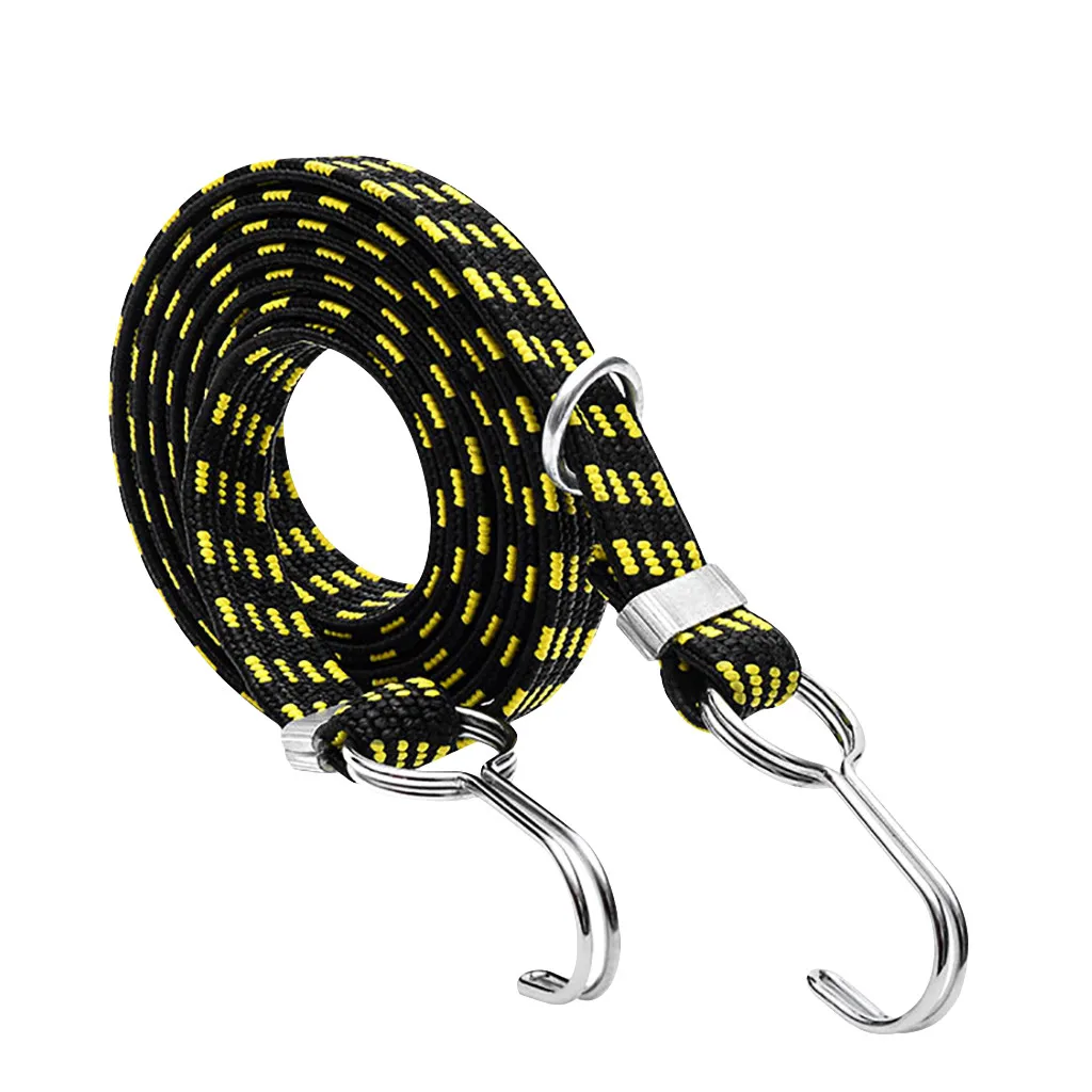 

2019 New Luggage Tied Rope Stacking Banding Elastic Cord Strap For Motorcycle Bicycle Ropes 1M Outdoor Tools XYT04F